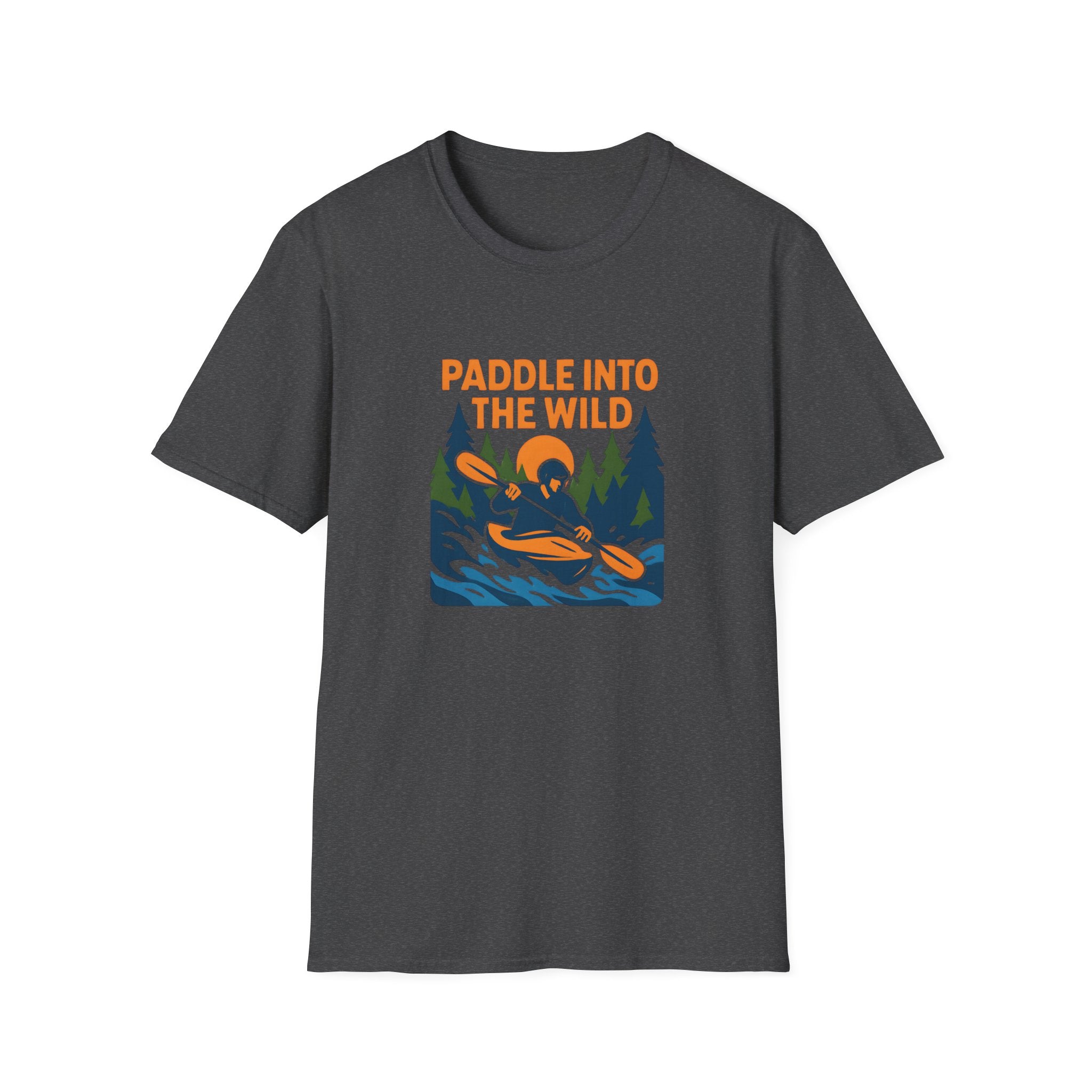 Paddle Into The Wild Kayak T‑Shirt — Outdoor Adventure