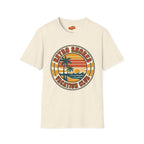 Retro Shores Vacation Club T-Shirt — Vintage Palm Sunset Badge