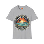 Retro Shores Vacation Club T-Shirt — Vintage Wave Badge