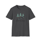 Into The Wild T-Shirt — Pine Trees & Paw Prints Outdoor