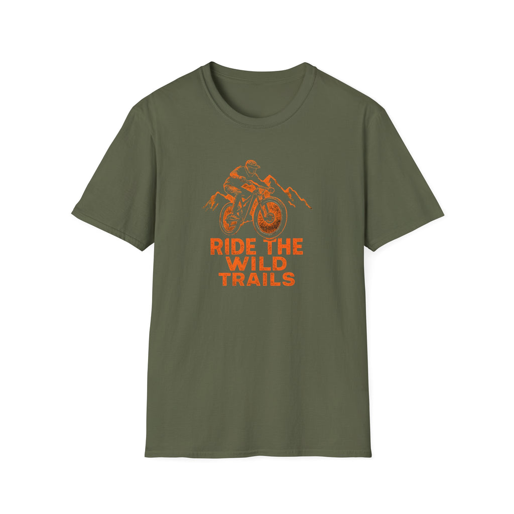 Ride the Wild Trails T-Shirt — Mountain Dirt Bike