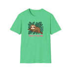 Sloth T-Shirt — Cute "Take It Slow" Relaxed Graphic