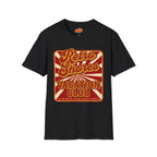 Retro Shores Vacation Club T-Shirt — Vintage Sunburst Badge