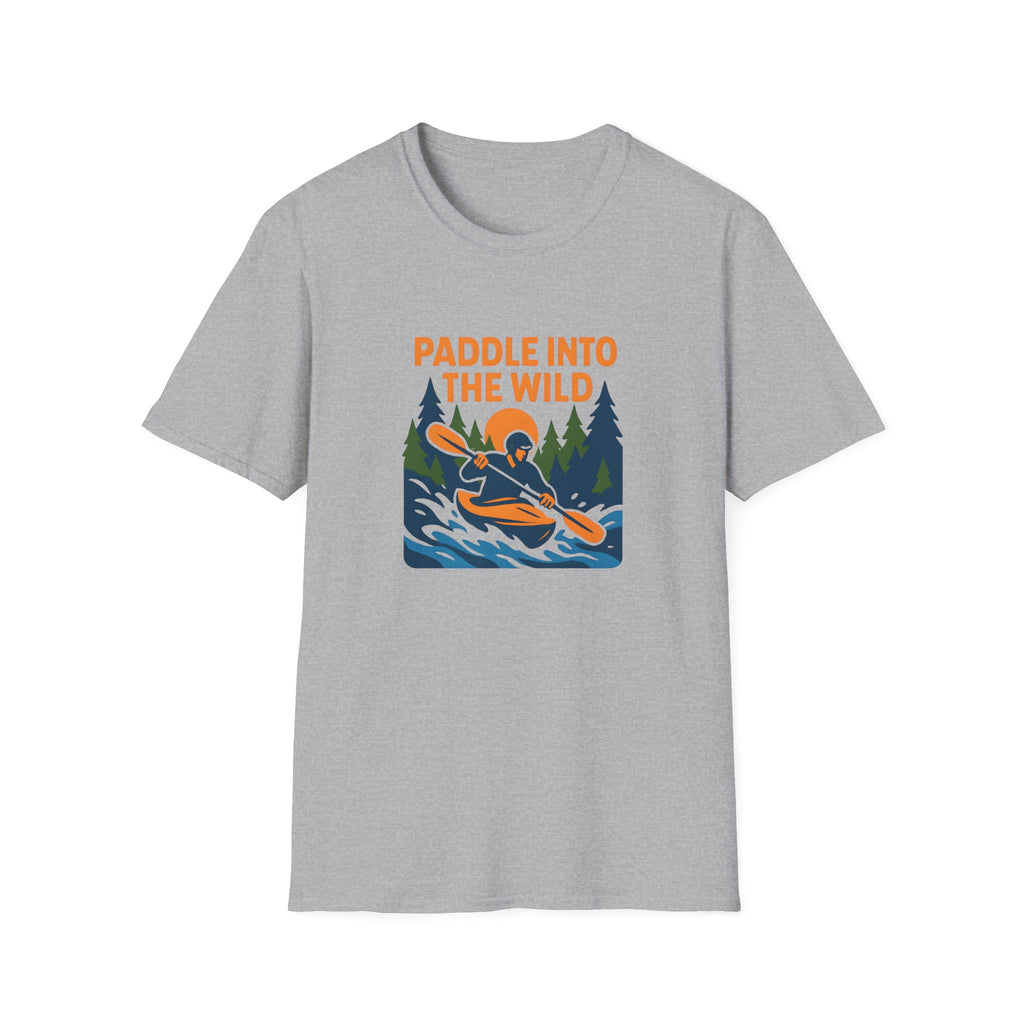 Paddle Into The Wild Kayak T‑Shirt — Outdoor Adventure