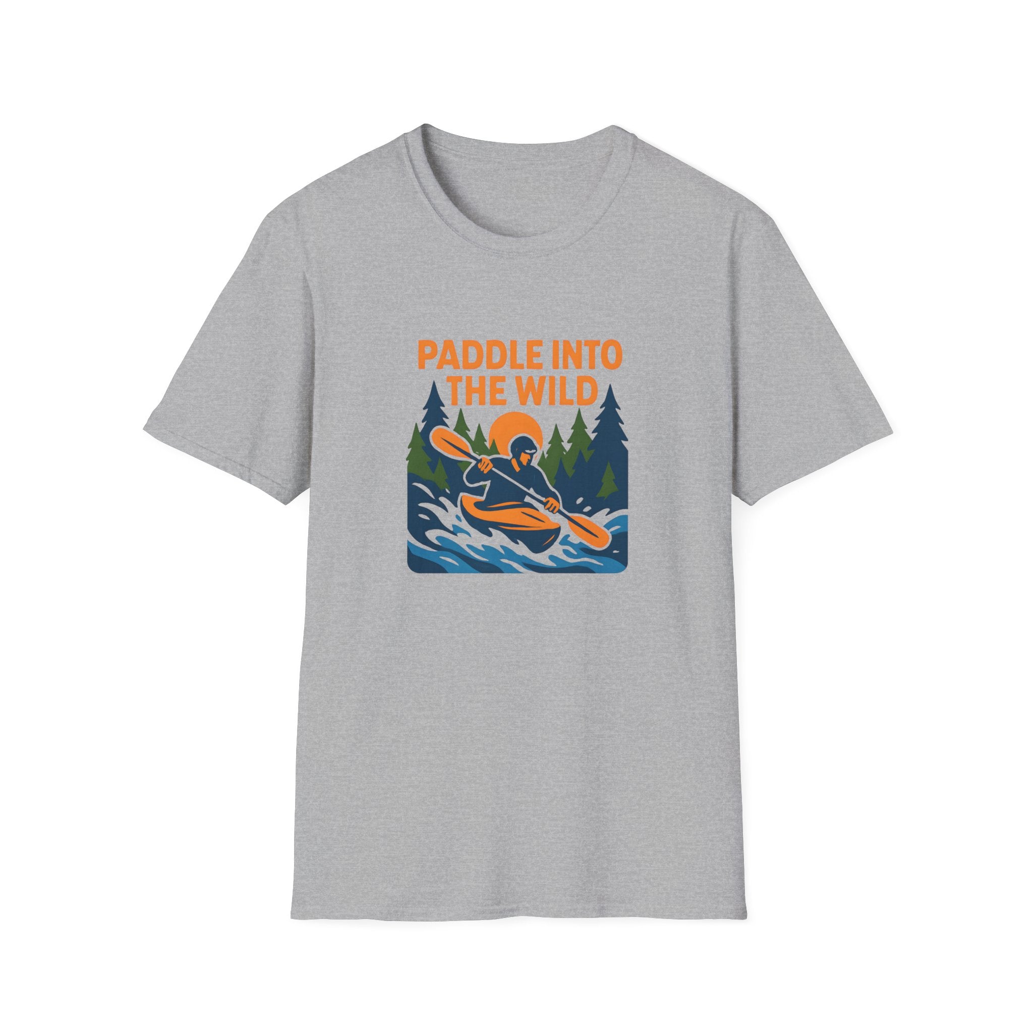 Paddle Into The Wild Kayak T‑Shirt — Outdoor Adventure