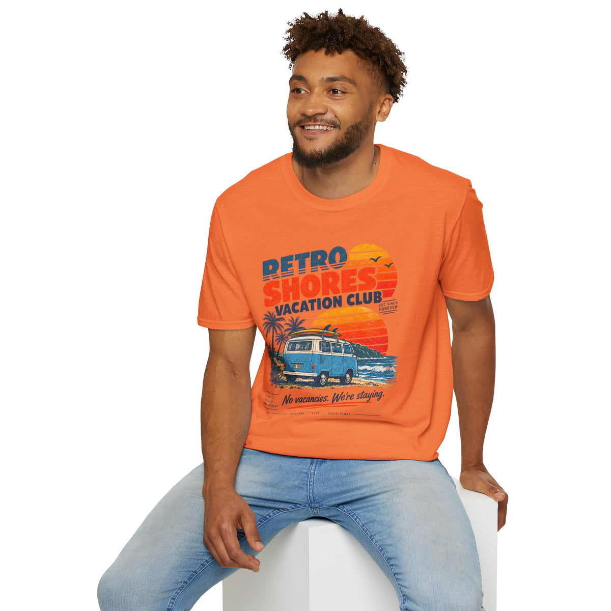 Retro Shores Vacation Club T-Shirt — No Vacancies