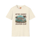 Retro Shores Vacation Club T-Shirt—Vintage Van Palm