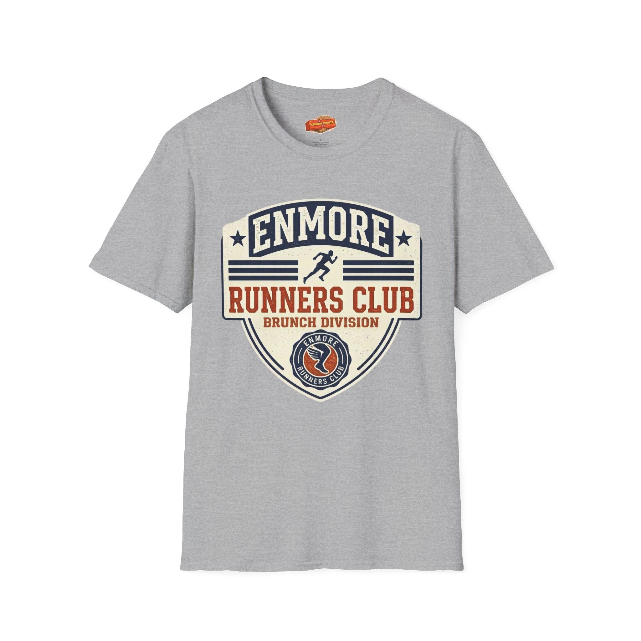 Enmore Runners Club T-Shirt — Vintage Brunch Club Cream