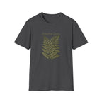 Breathe Deep Fern T-Shirt — Relaxing Botanical Graphic