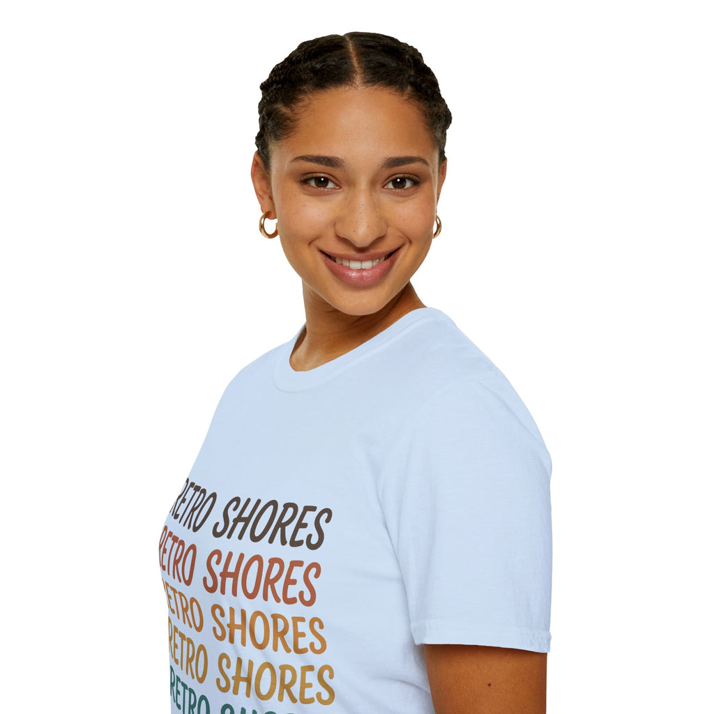 Retro Shores Vacation Club T-Shirt — Vintage Retro Graphic