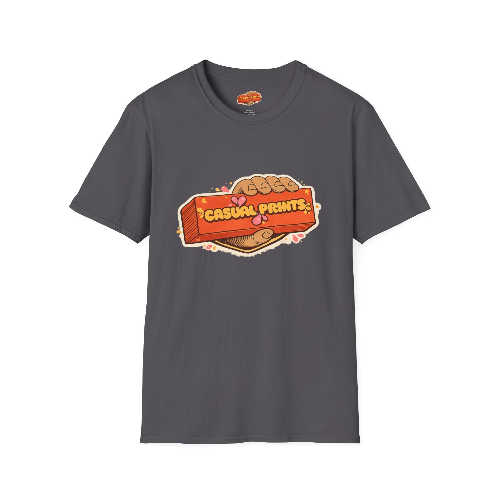 T-Shirt —Handheld 'Casual Prints' Logo Tee
