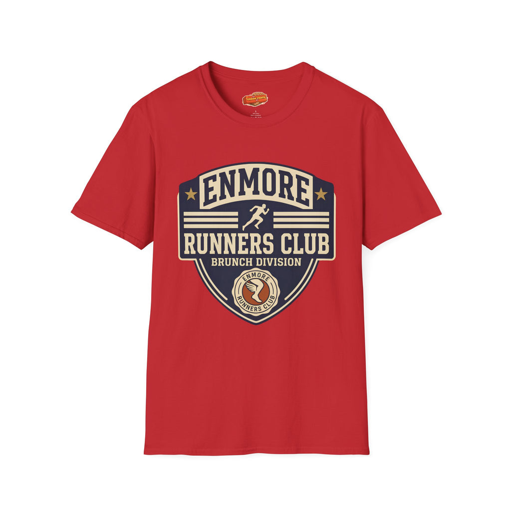 Enmore Runners Club T-Shirt — Vintage Brunch Division (Navy)