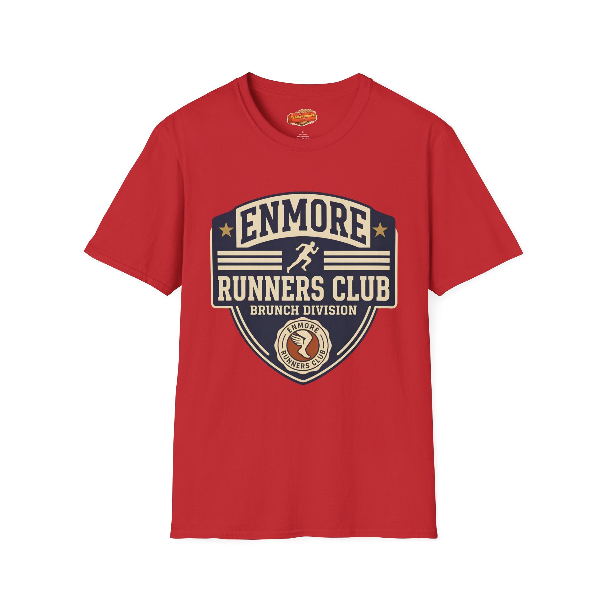 Enmore Runners Club T-Shirt — Vintage Brunch Division (Navy)