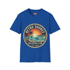 Retro Shores Vacation Club T-Shirt — Vintage Wave Badge