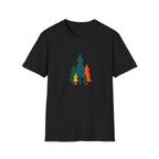 Retro Colourful Pine Tree T-Shirt — Forest Graphic