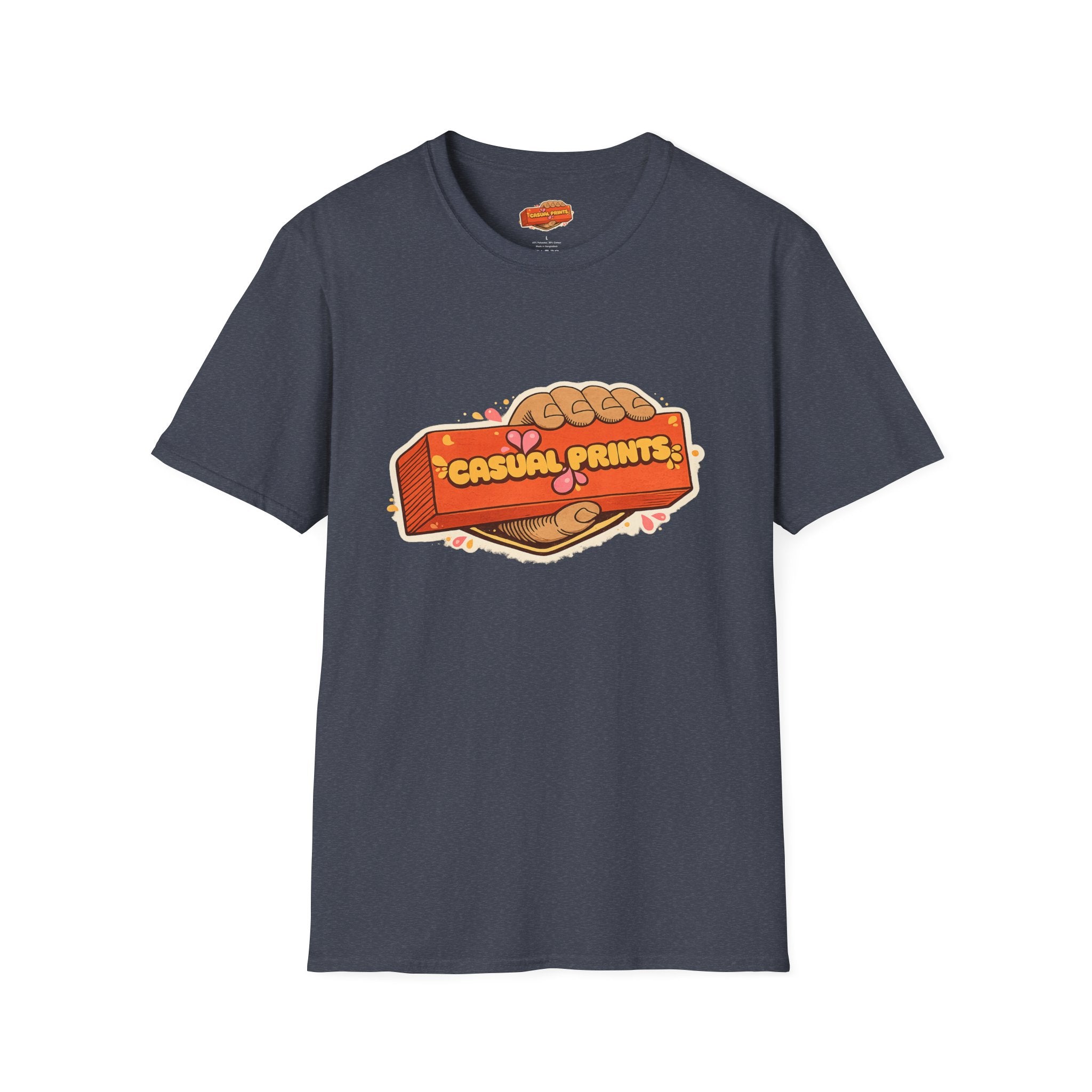 T-Shirt —Handheld 'Casual Prints' Logo Tee