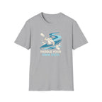 Kayak Illustration T-Shirt—"Own Path" Outdoor Adventure