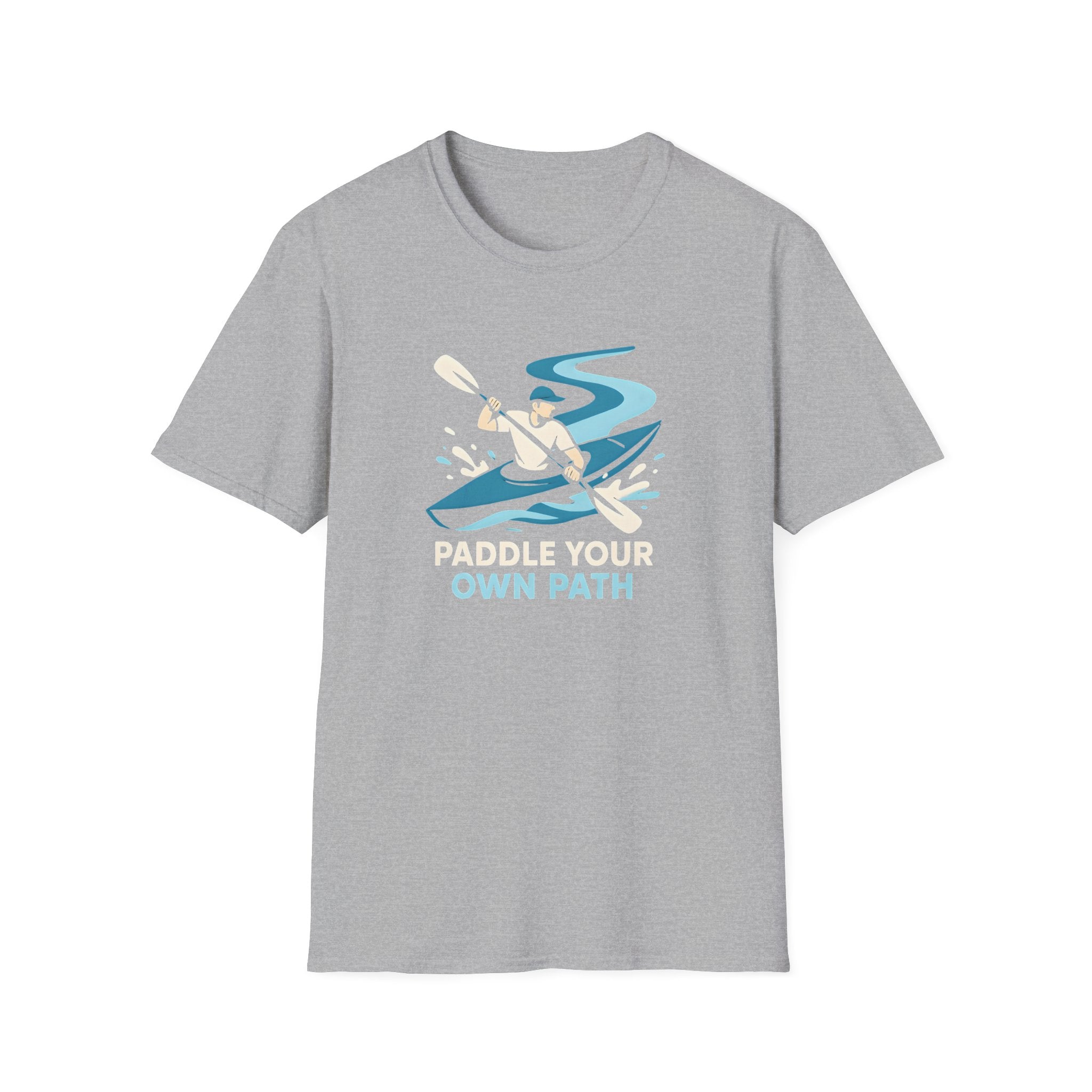 Kayak Illustration T-Shirt—"Own Path" Outdoor Adventure