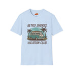 Retro Shores Vacation Club T-Shirt—Vintage Van Palm