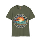 Retro Shores Vacation Club T-Shirt — Vintage Wave Badge