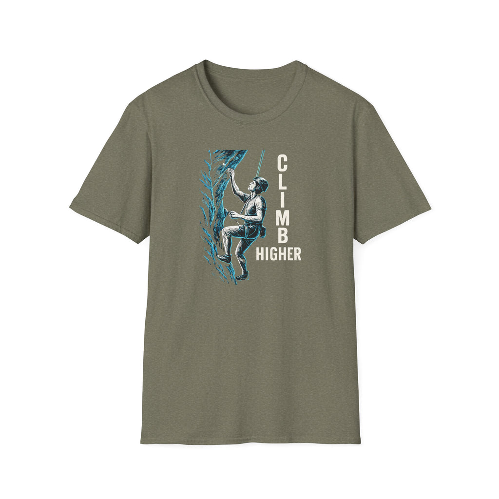 Rock Climber Graphic T-Shirt — Vintage Climbing Design