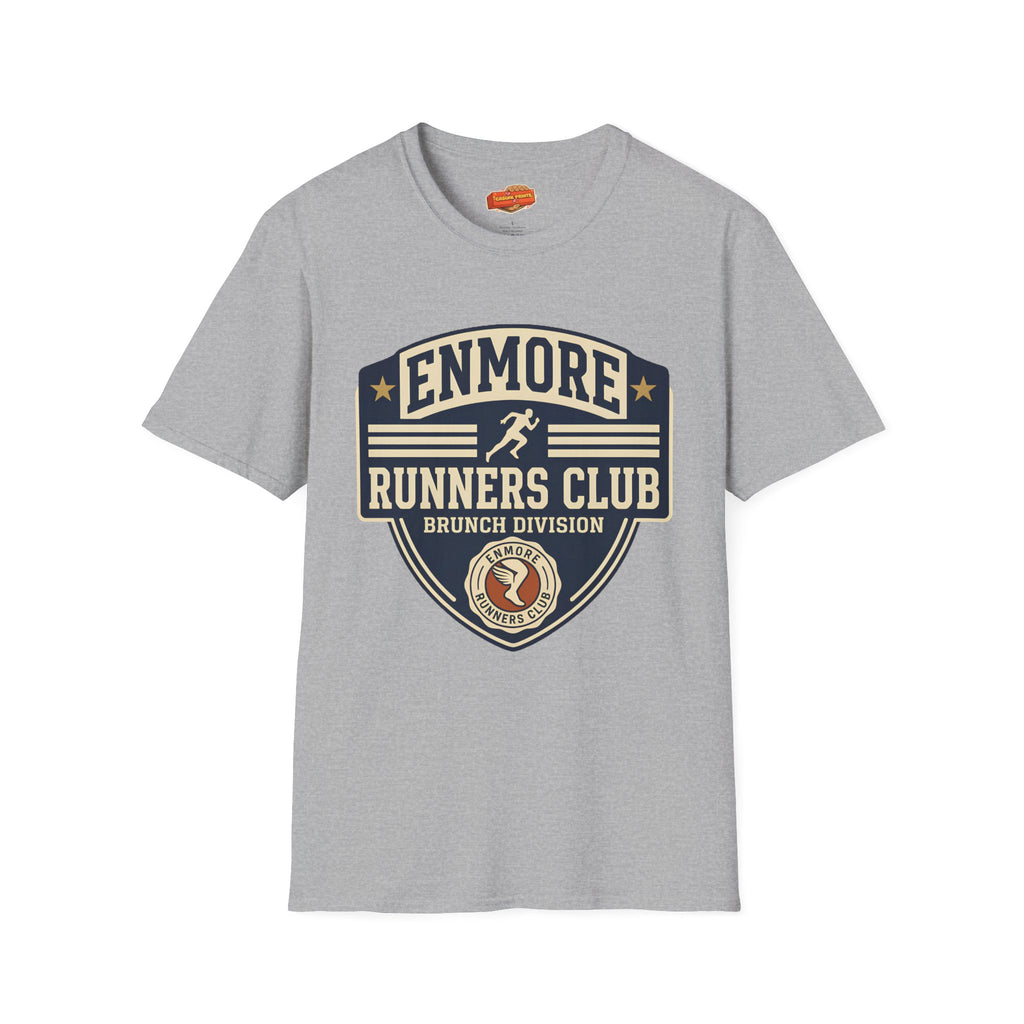 Enmore Runners Club T-Shirt — Vintage Brunch Division (Navy)