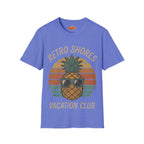 Retro Shores Vacation Club T-Shirt — Vintage Pineapple Beach