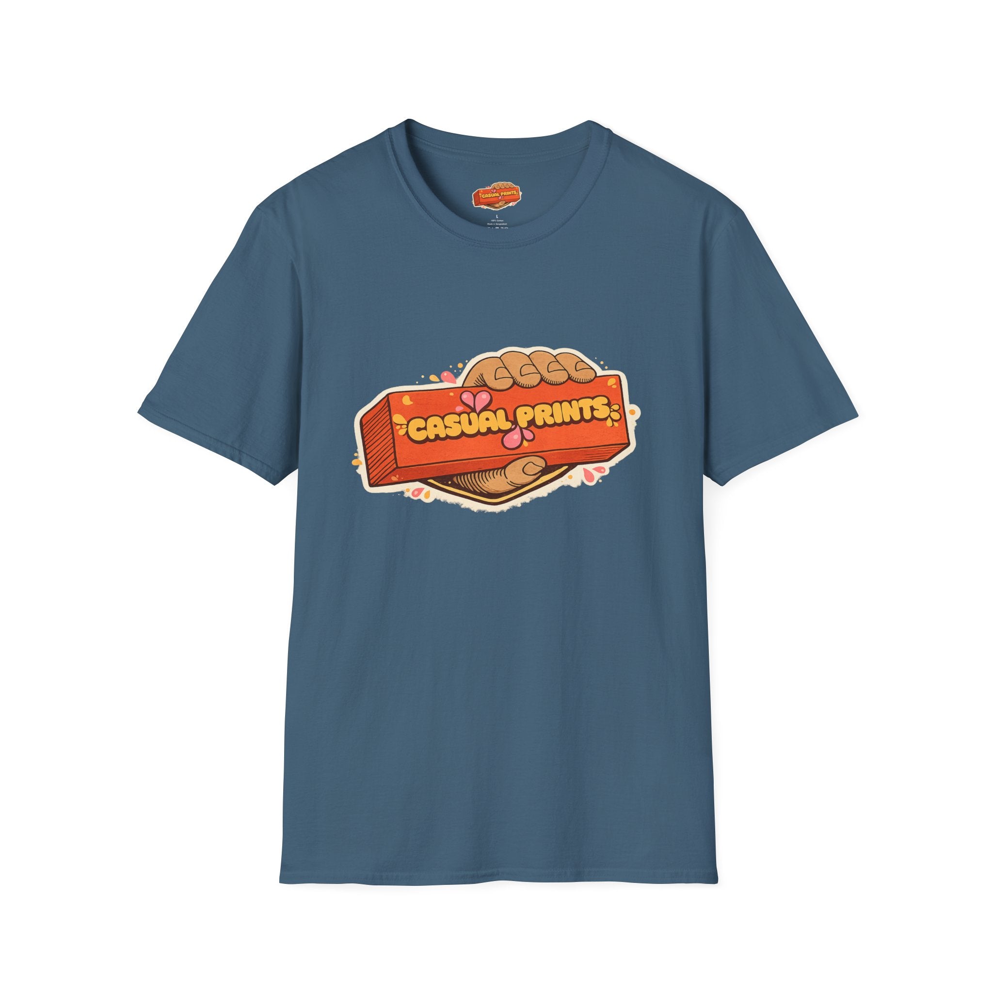 T-Shirt —Handheld 'Casual Prints' Logo Tee