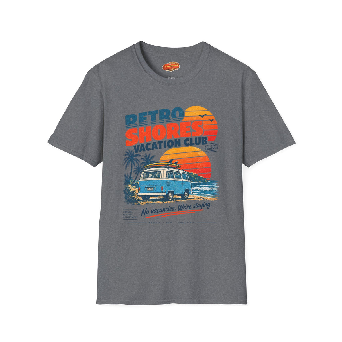 Retro Shores Vacation Club T-Shirt — No Vacancies