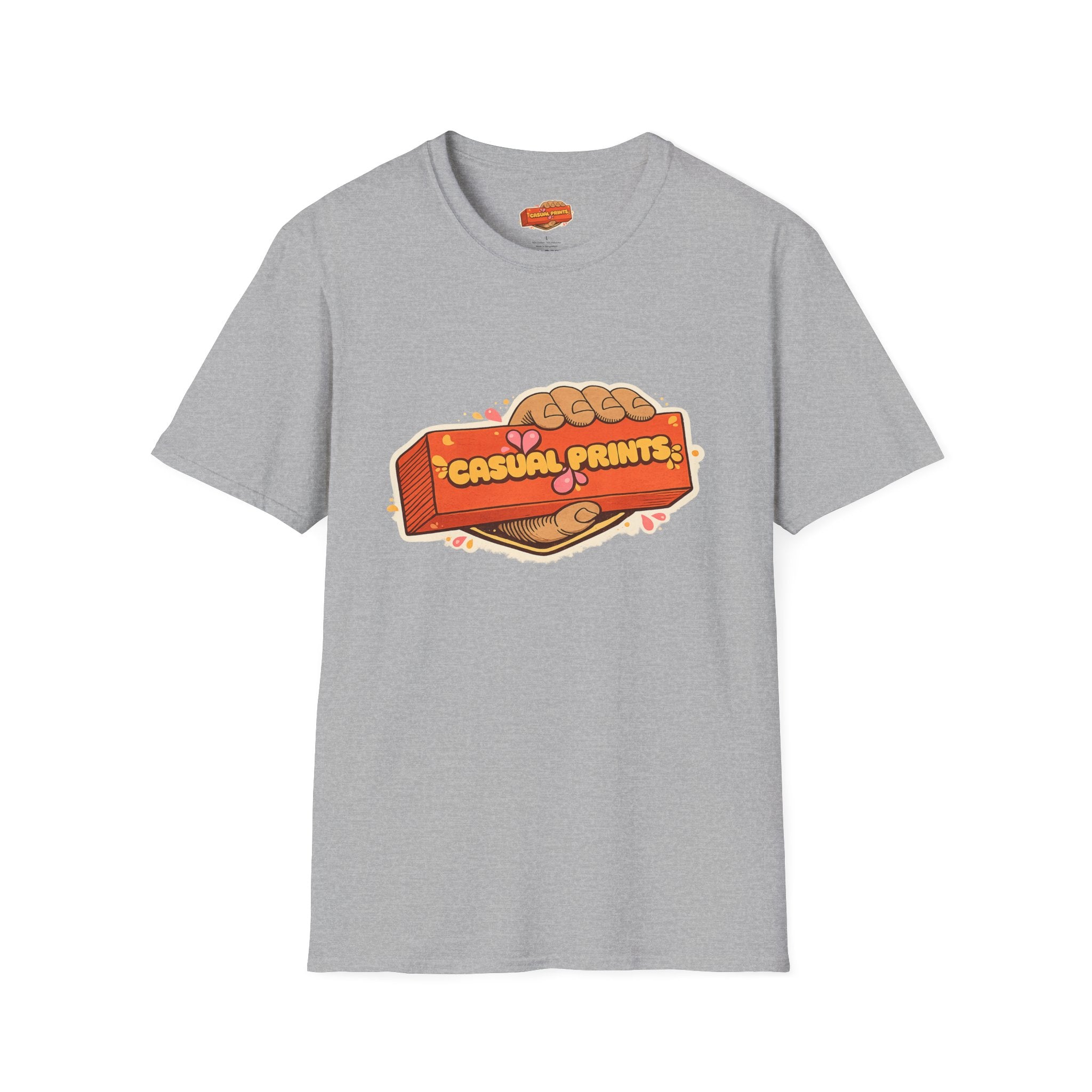 T-Shirt —Handheld 'Casual Prints' Logo Tee
