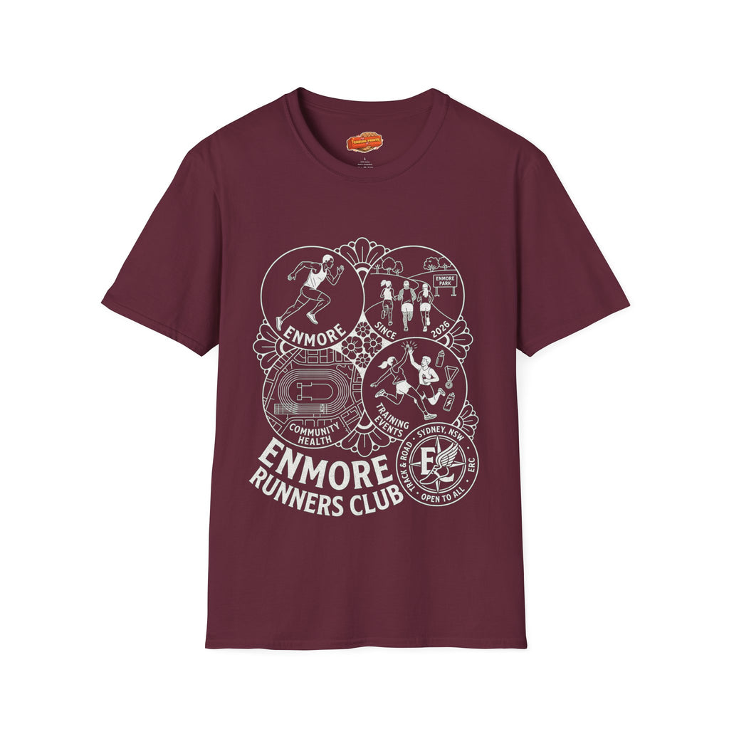 Enmore Runners Club T-Shirt —Vintage Race Graphic