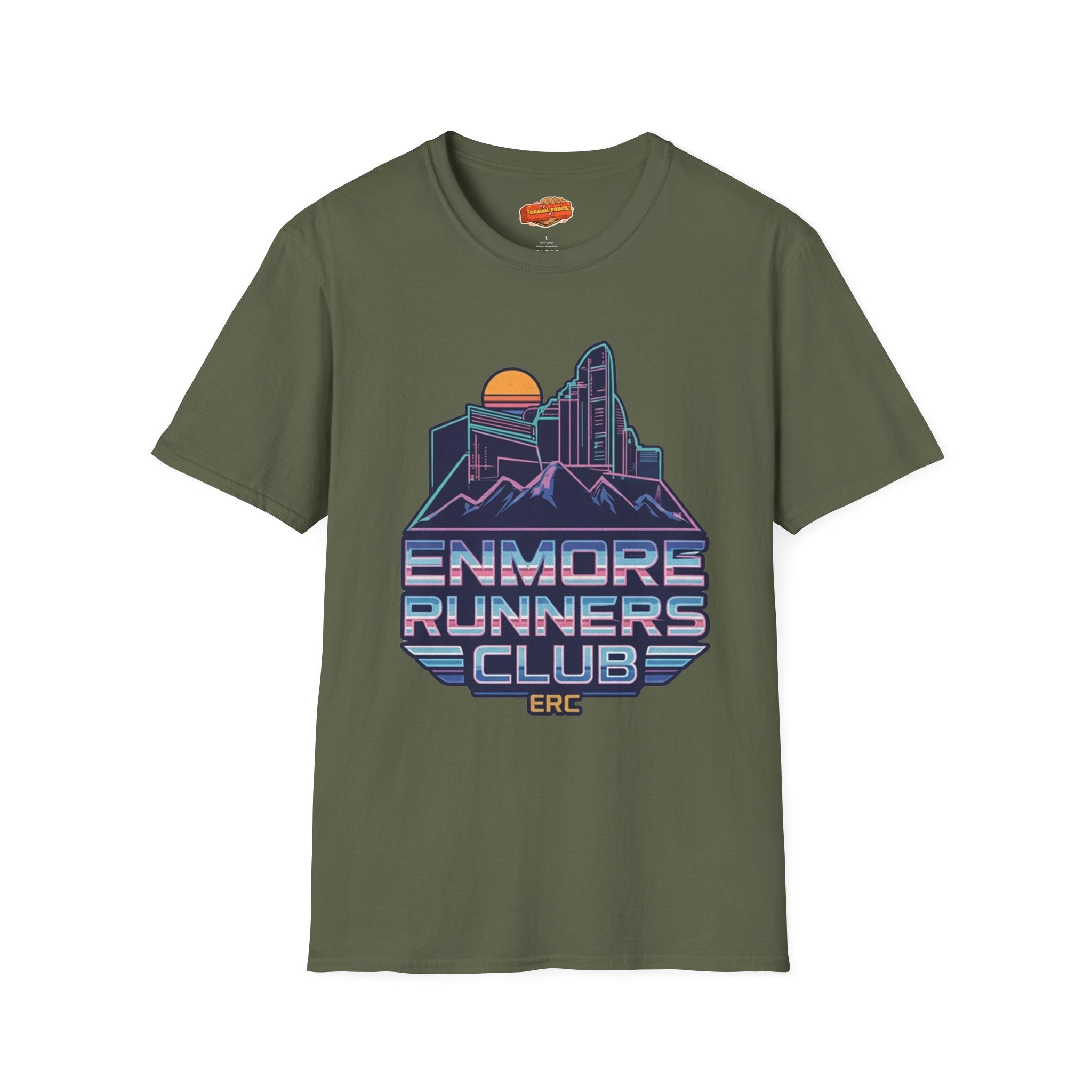 Enmore Runners Club T-Shirt — Neon