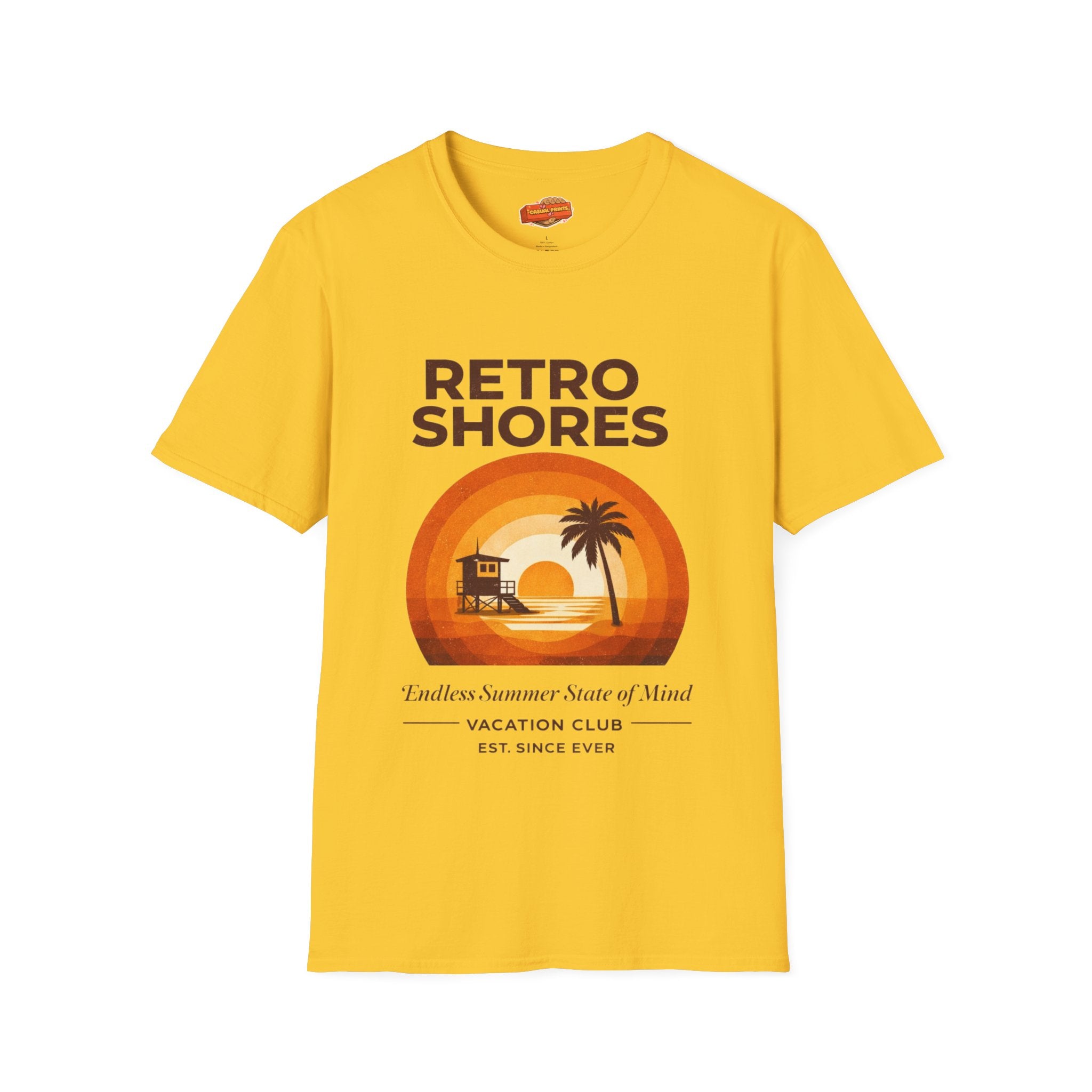 Retro Shores Vacation Club T-Shirt — Vintage Endless Summer