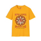 Retro Shores Vacation Club T-Shirt—Vintage Flower