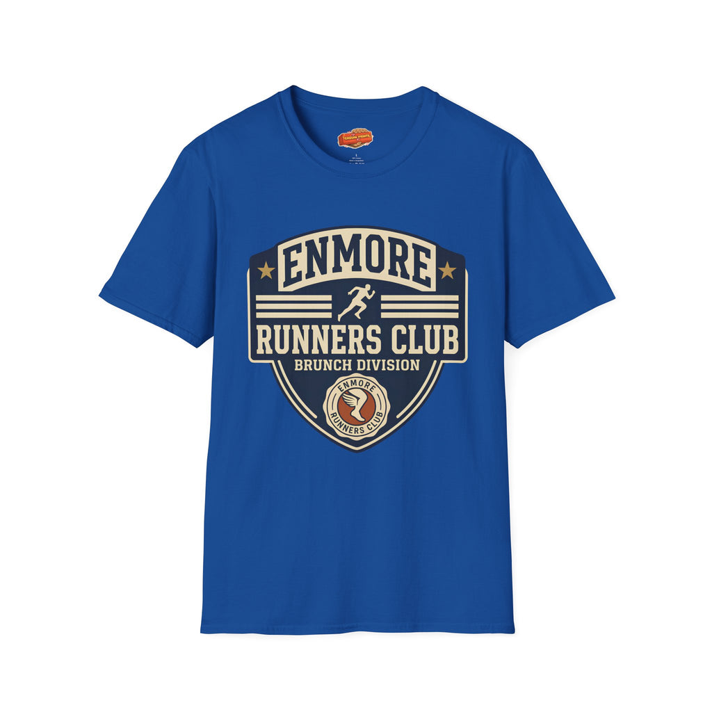 Enmore Runners Club T-Shirt — Vintage Brunch Division (Navy)
