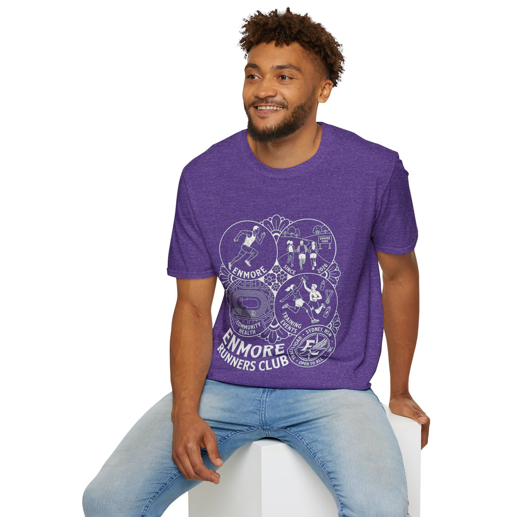 Enmore Runners Club T-Shirt —Vintage Race Graphic