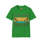 Retro Shores Vacation Club T-Shirt — Vintage Sunset Palms