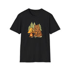 Camping Bear T-Shirt — Cute Campfire & Tent Graphic Tee