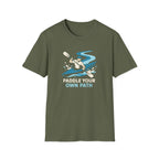 Kayak Illustration T-Shirt—"Own Path" Outdoor Adventure