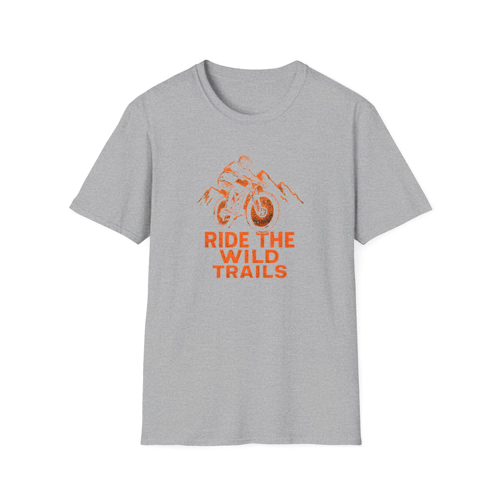 Ride the Wild Trails T-Shirt — Mountain Dirt Bike